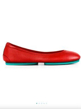 Tieks Ballet Flats in Good Used Condition US 9 Limited Edition True Love Red